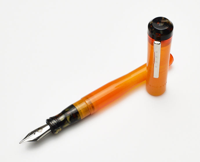 Model 02 Intrinsic Fountain Pen - Frosted Orange Deep Earth