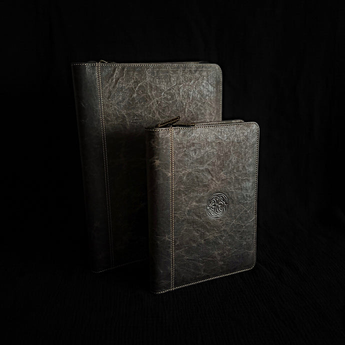 Zippered Padfolio - NWF Dark Brown